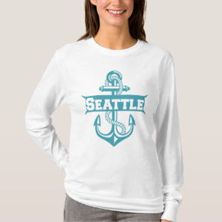 T-shirt Seattle, Ancre du Nord-Ouest du Pacifique, Washing