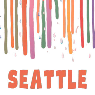 T-shirt Seattle Drizzle