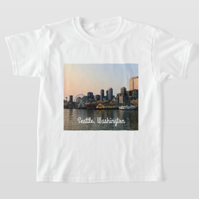 T-shirt Seattle Skyline #5 (Poser)