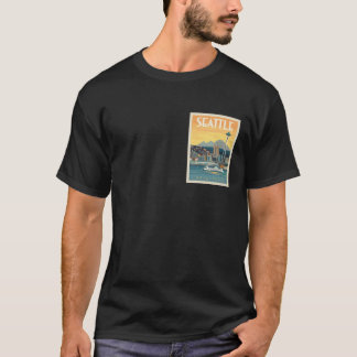 T-shirt Seattle Washington Travel Poster