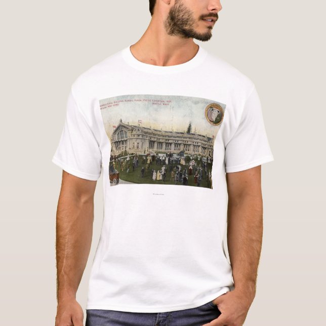 T-shirt Seattle, Washington - vue d'agricole (Devant)