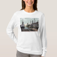 Seattle, WashingtonView du dock et des bateaux