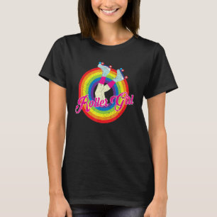 T-shirt Sebastians Roller Patins Pour Filles Patinage Mini