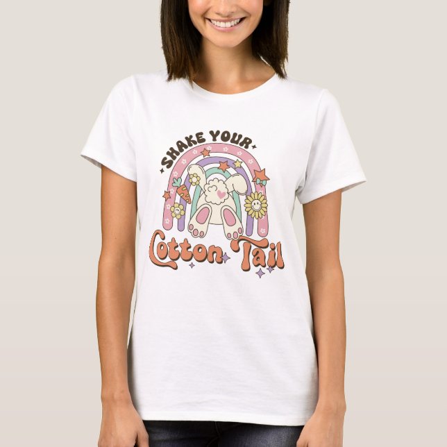 T-shirt Secouer votre queue de coton (Devant)
