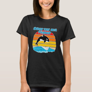 T-shirt Secourez Les Orques De Baleine Tueuse Sauvez Les P