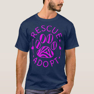 T-shirt Secourir Adopter Amoureux des animaux Cadeaux Chat
