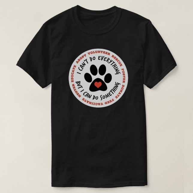 T-shirt Secourir Chemise Chat Secourt TNR- Je peux faire q (Design devant)