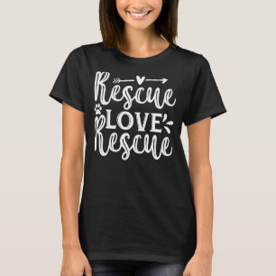 T-shirt Secourir l'amour Secourir Secourir l'adoption des 