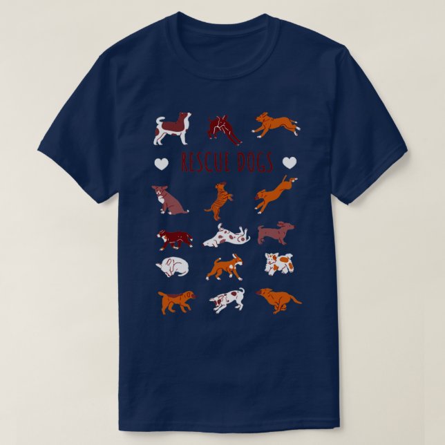 T-shirt Secourir le chien (Design devant)