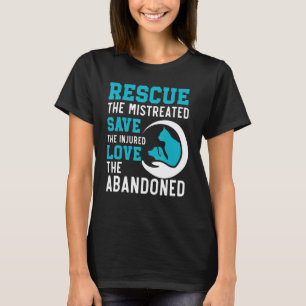 T-shirt Secourir Le Mistreated Sauvons L'Amour Blessé L'Ab