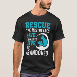 T-shirt Secourir Le Mistreated Sauvons L'Amour Blessé L'Ab