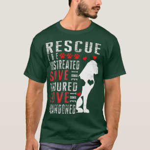 T-shirt Secourir sauver l'amour animal sauvetage Amoureux 