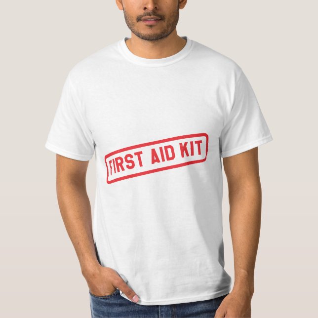 T-shirt secourir service travail paramedic premier aider (Devant)