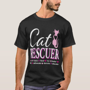 T-shirt Secourt Chat Cadeau Feral Kittens Maison Chats