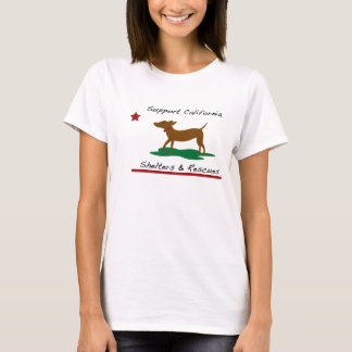 T-shirt Secourt chien de la Californie