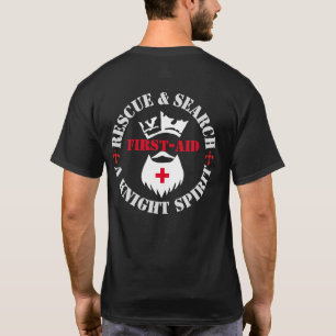 T-shirt Secourt et recherche du chevalier
