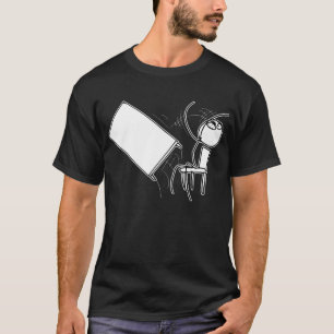T-shirt Secousse de Tableau renversant le visage Meme de
