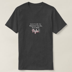 T-shirt Secret à la vie #57 - Une chemise MisterP
