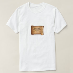 T-shirt Secret À Vie #42 - Une Chemise MisterP