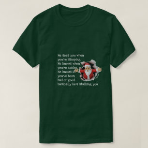 T-shirt Secret Père Noël - Une chemise MisterP