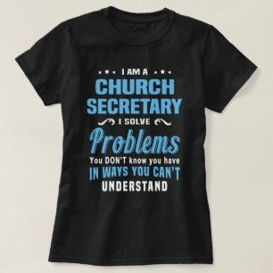 T-shirt Secrétaire de l'Église