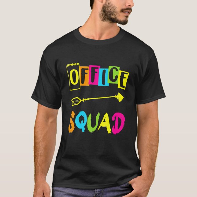 T-shirt Secrétaire du bureau de l'escadron de l'école Pers (Devant)