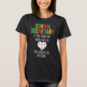T-shirt secrétaire scolaire