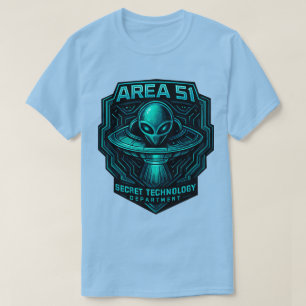 T-shirt Secteur 51 - Département de la technologie secrète