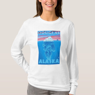T-shirt Section transversale d'iceberg - Douglas, Alaska