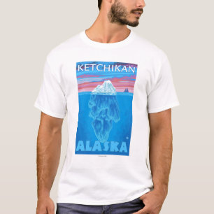 T-shirt Section transversale d'iceberg - Ketchikan, Alaska