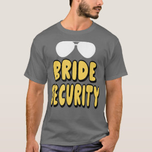 T-shirt Sécurité de la mariée Nephew Niece Frère Soeur Cou