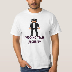 T-shirt Sécurité de l'équipe mariage