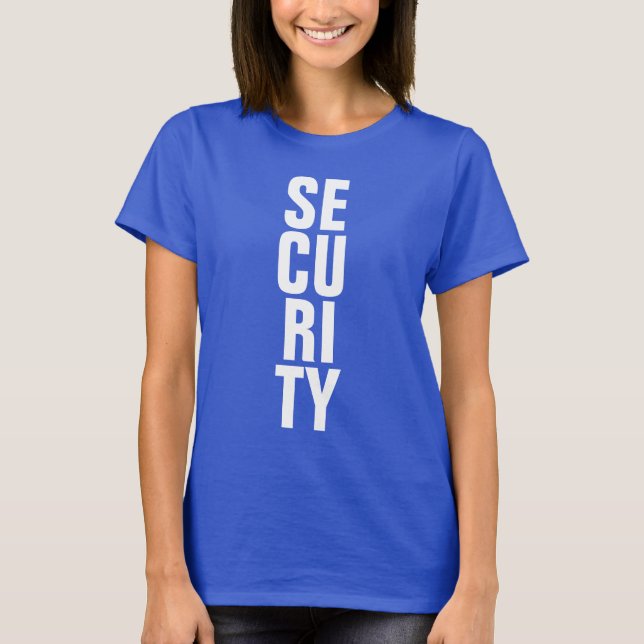 T-shirt Sécurité des femmes Modèle Royal Blue Deep (Devant)