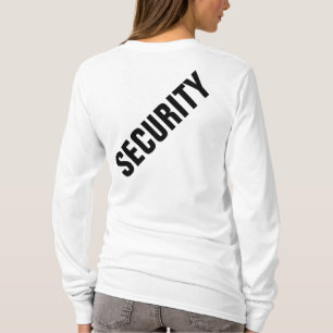 T-shirt Sécurité double face pour femmes personnalisées en