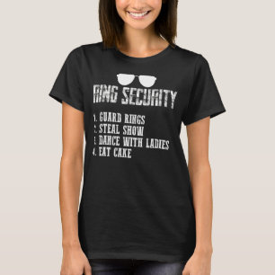 T-shirt Sécurité Et Protection Du Mariage De Sécurité De B