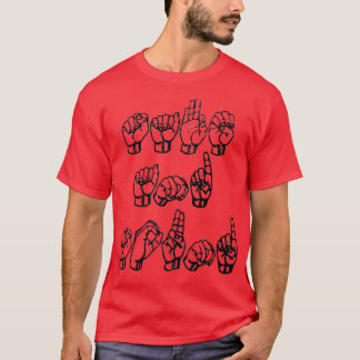 T-shirt Sécurité et son dans ASL