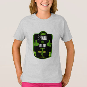 T-shirt Sécurité routière à bicyclette