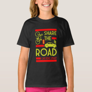 T-shirt Sécurité routière à bicyclette