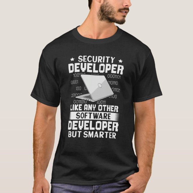T-shirt Security Developer Like Any Other But Smarter (Devant)