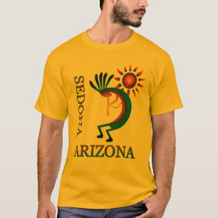 T-shirt Sedona Arizona Kokopelli avec Sun Gold