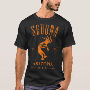 T-shirt Sedona Arizona Kokopelli Souvenir Desig en détress