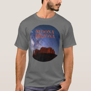 T-shirt Sedona Arizona Red Rocks in the Night Sky735