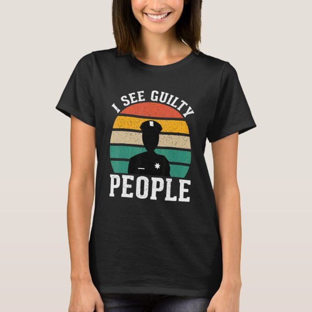 T-shirt See Guilty People Correctional Officer 1 (Devant)