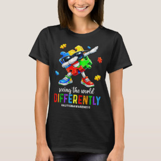 T-shirt Seeing The World Differently Autism Awareness