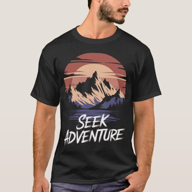 T-shirt Seek Adventure (Devant)