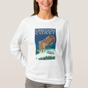 T-shirt Seiches de côte de l'Orégon