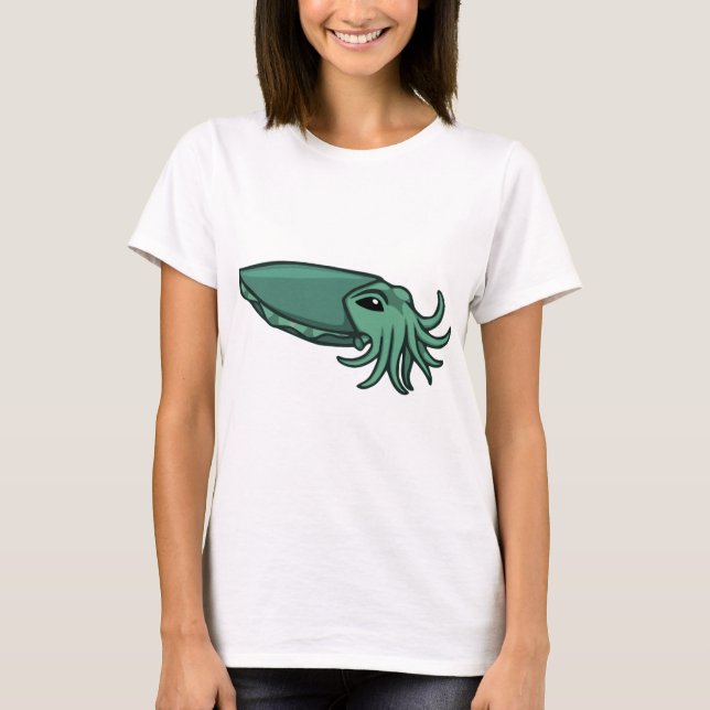 T-shirt Seiches turquoises de natation (Devant)
