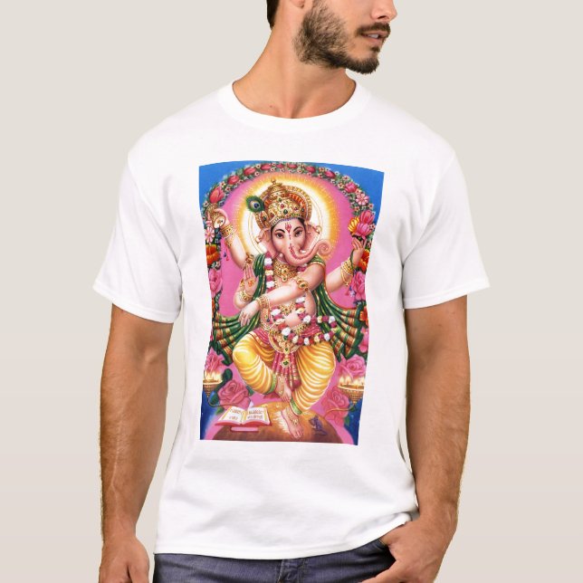 T-shirt Seigneur Ganesha de danse (Devant)