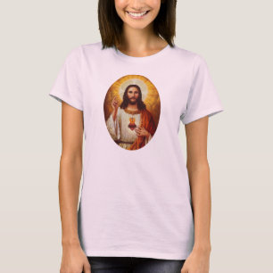 T-shirt Seigneur Jésus-Christ et le coeur sacré