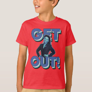 T-shirt Seinfeld Elaine - Sortez !